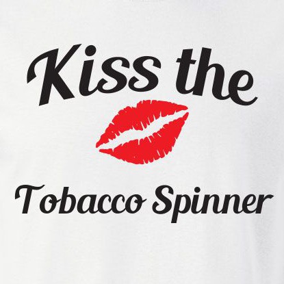 tobacco spinner Funny Tobacco Spinner Retro Old School T shirt Tee